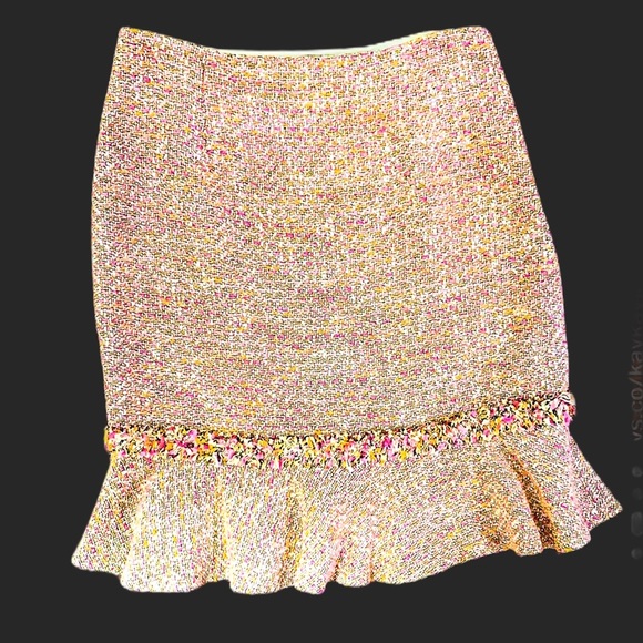 Dana Buchman tweed peplum skirt - Picture 2 of 4